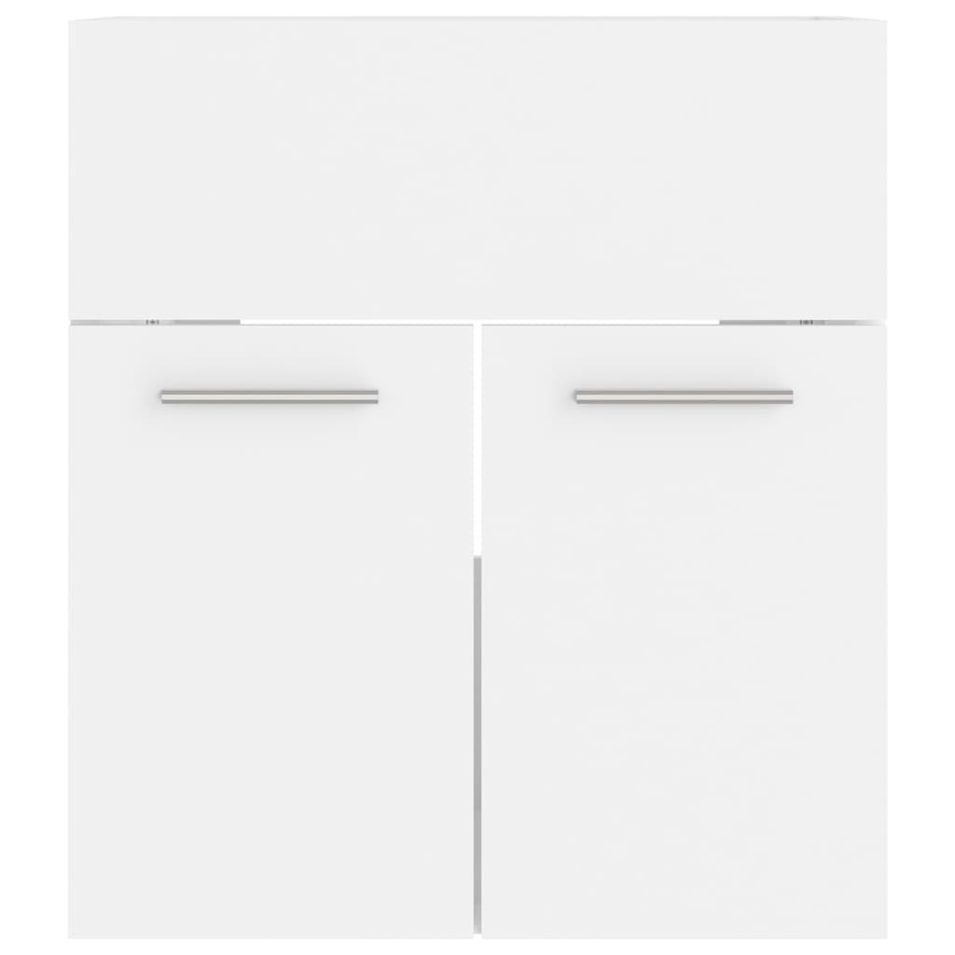 Armoire d'évier Blanc 41x38,5x46 cm - Photo n°5