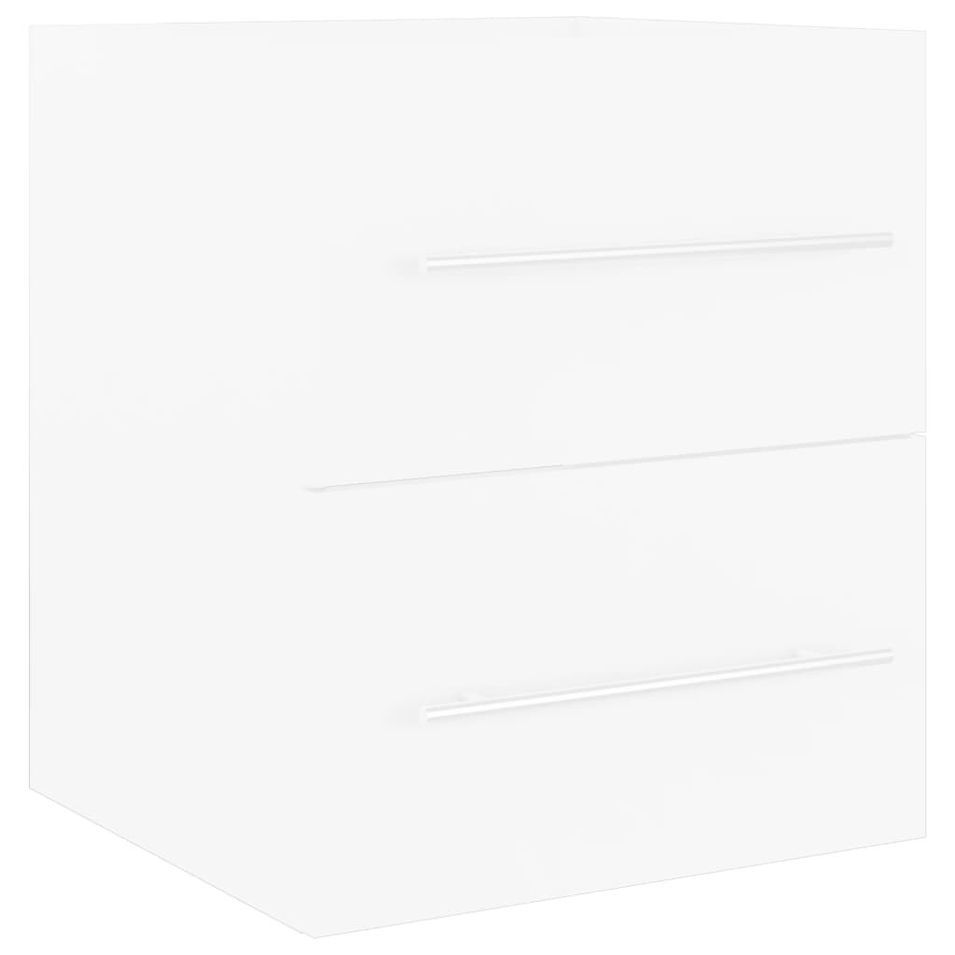 Armoire d'évier Blanc 41x38,5x48 cm - Photo n°1