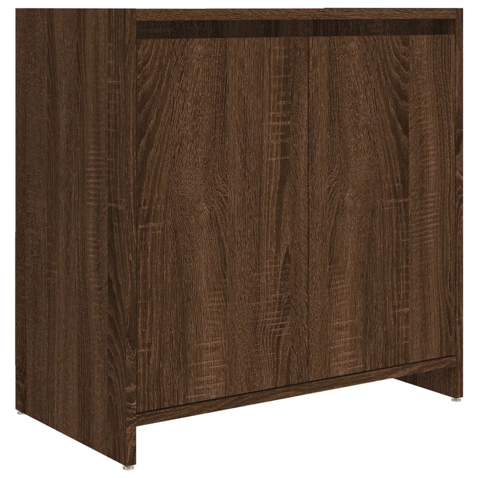 Armoire de bain Chêne marron 60x33x61 cm Bois d'ingénierie - Photo n°1