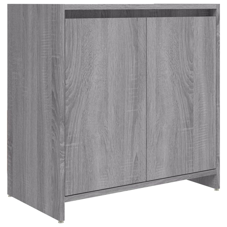Armoire de bain Sonoma gris 60x33x61 cm Bois d'ingénierie - Photo n°1
