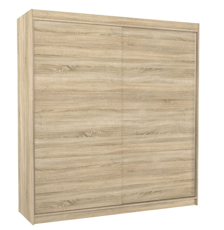 Armoire de chambre d'adulte TERIKA 200 cm – Grande capacité - Photo n°1