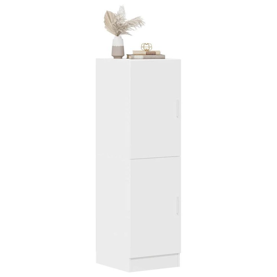 Armoire de cuisine blanc 38x41,5x131,5 cm bois d'ingénierie - Photo n°1
