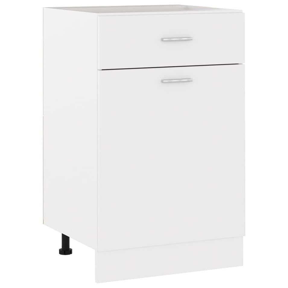 Armoire de cuisine Blanc 50x46x81,5 cm - Photo n°1