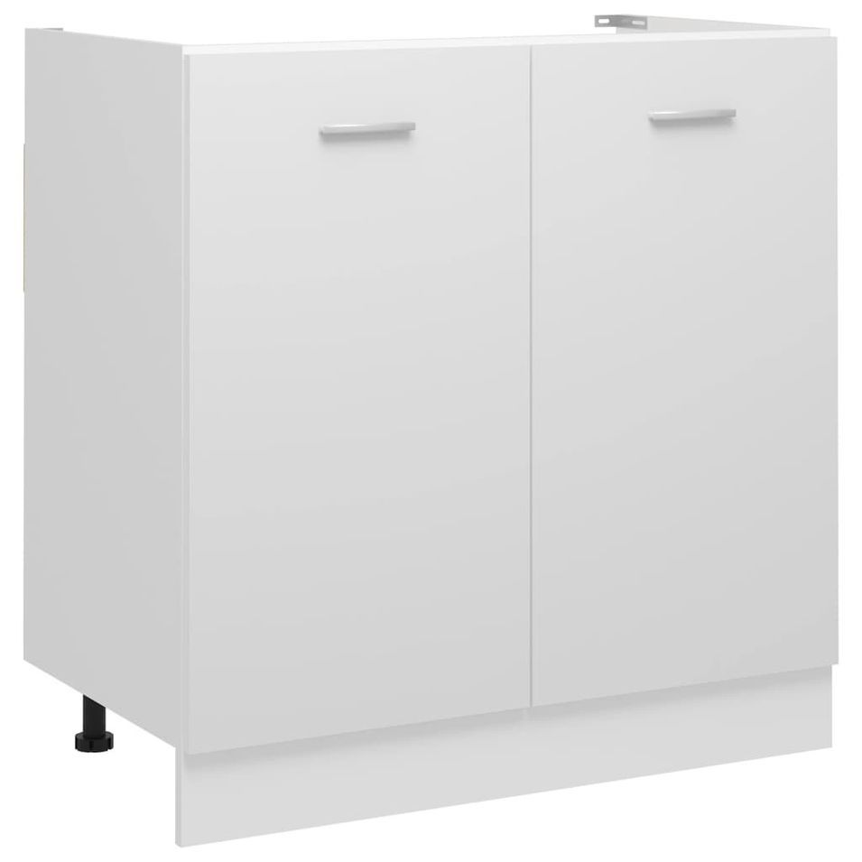 Armoire de cuisine Blanc 80x46x81,5 cm - Photo n°1