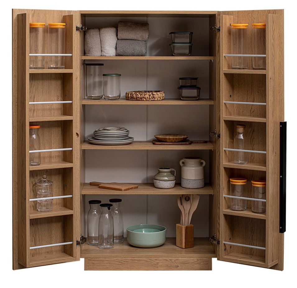 Armoire de cuisine bois naturel Lody 78 cm - Photo n°1