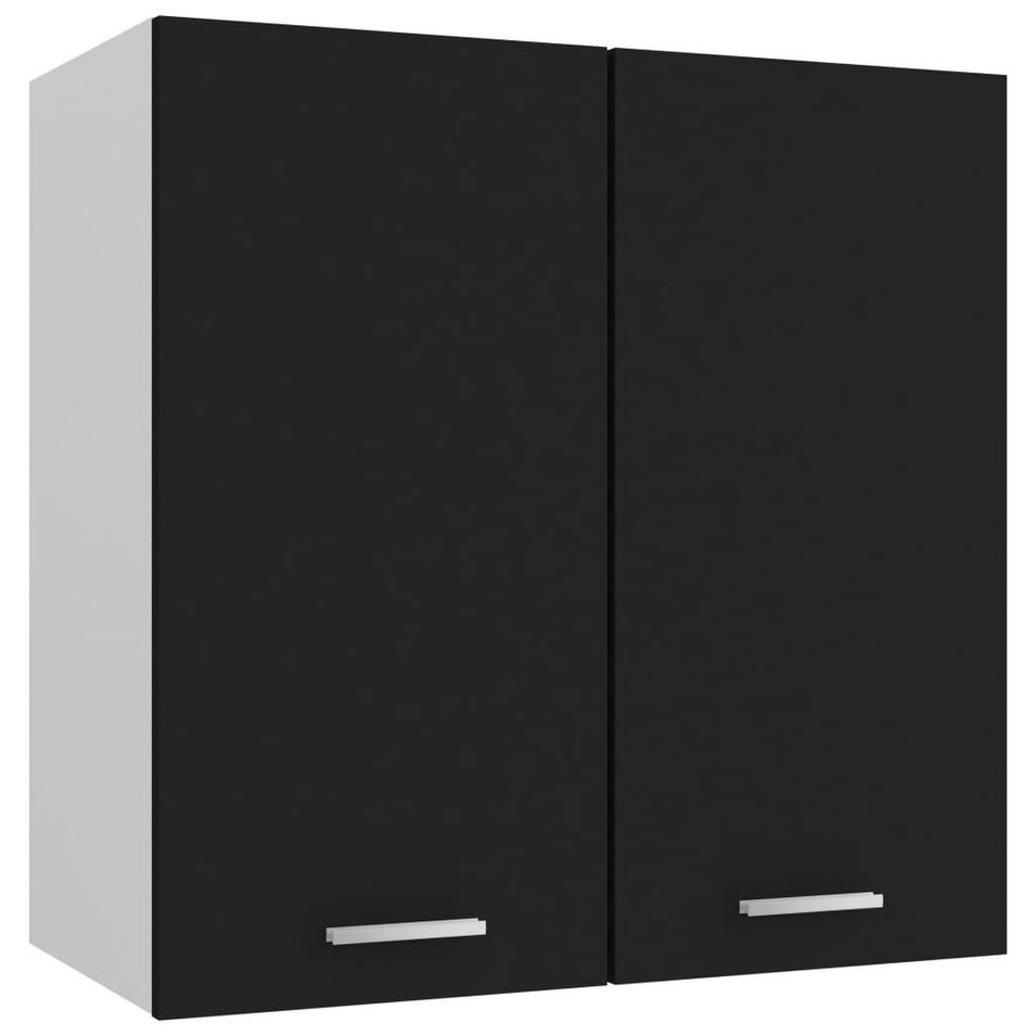 Armoire de cuisine Noir 60x31x60 cm - Photo n°1