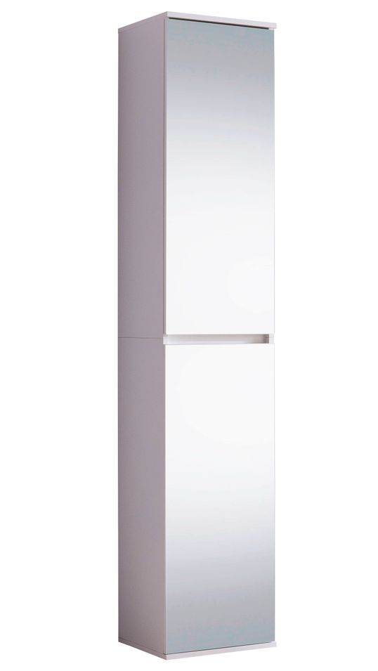 Armoire de rangement 2 portes avec miroir Cartel 37 cm - Photo n°1