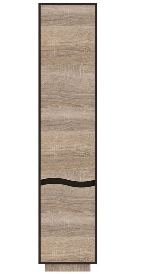 Armoire de rangement 2 portes bois chêne clair Eneva - Photo n°1