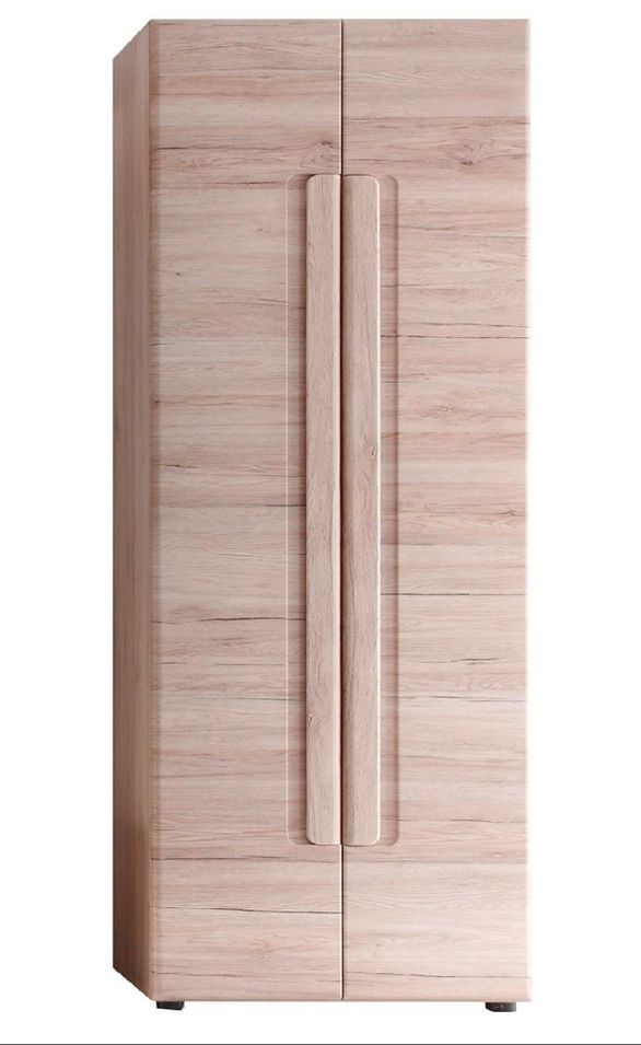 Armoire de rangement 2 portes chêne San Remo Aurel 60 cm - Photo n°1