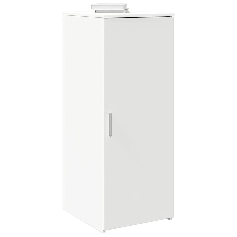 Armoire de rangement blanc 40x45x103,5 cm bois d'ingénierie - Photo n°1