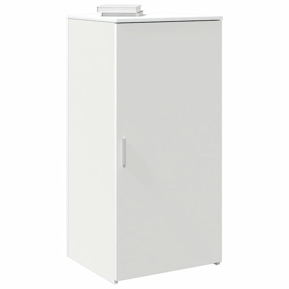 Armoire de rangement blanc 50x45x103,5 cm bois d'ingénierie - Photo n°1