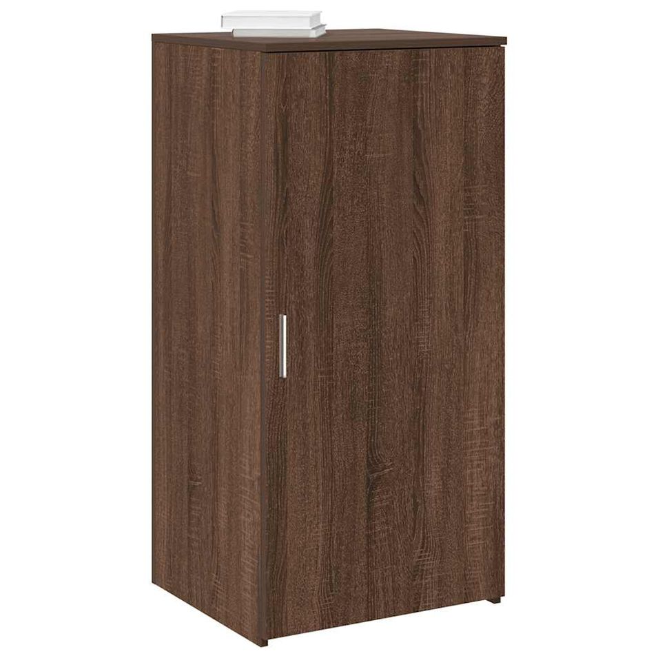 Armoire de rangement chêne brun 50x45x103,5cm bois d'ingénierie - Photo n°1