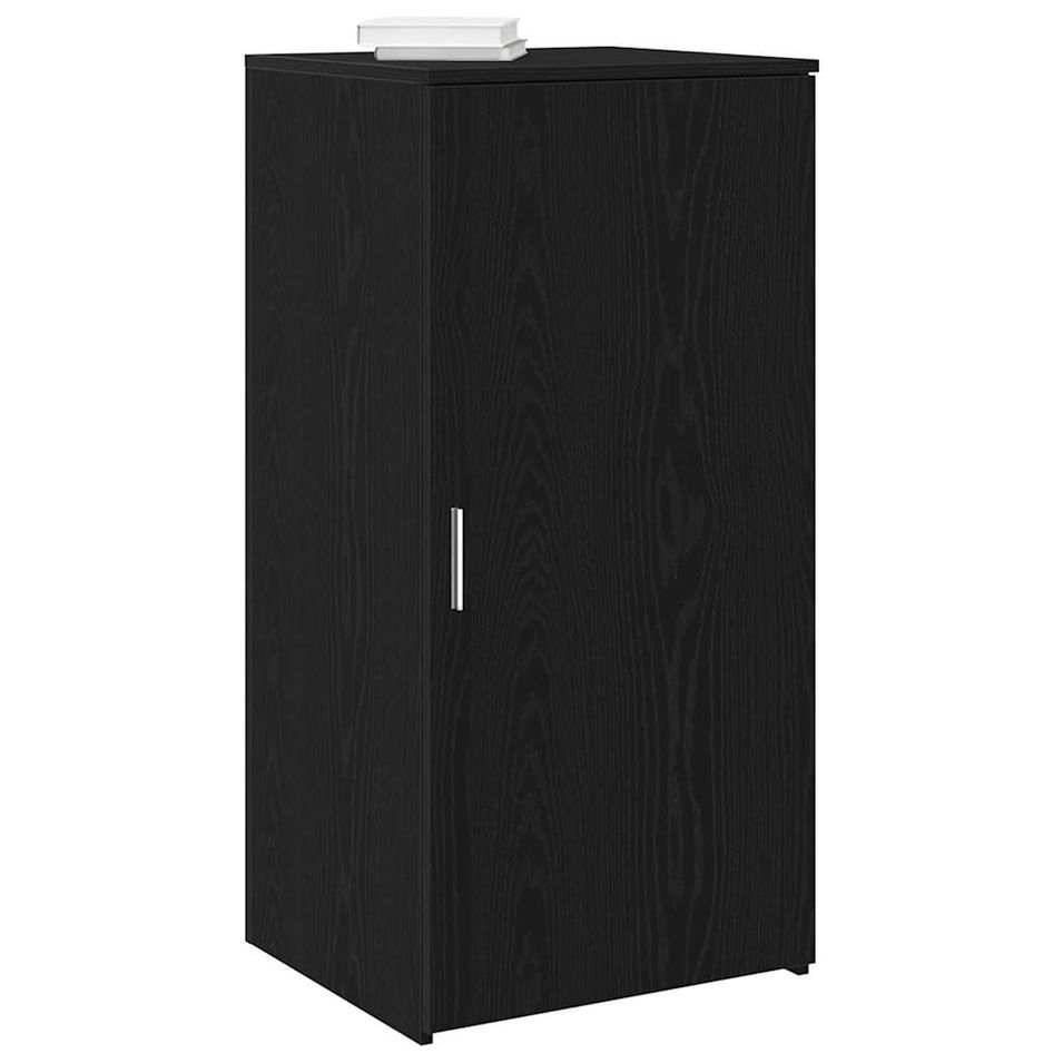 Armoire de rangement noir 50x45x103,5 cm bois d'ingénierie - Photo n°1