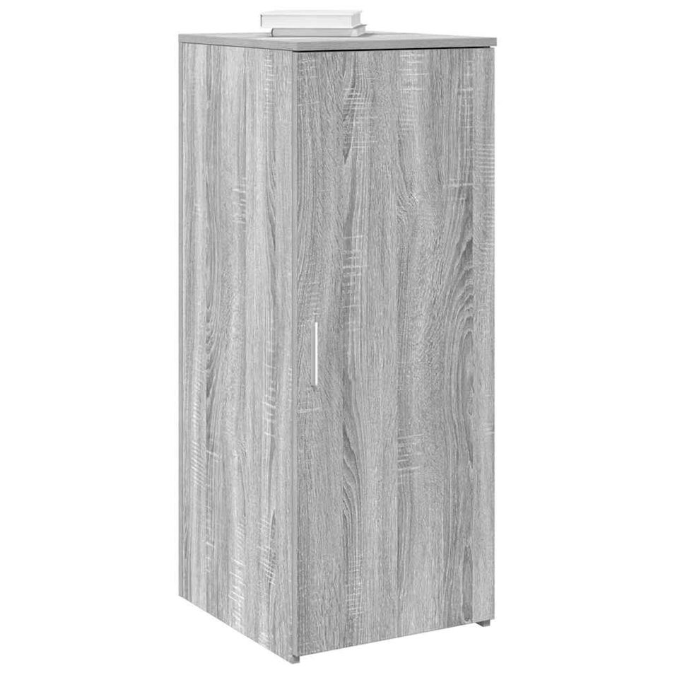 Armoire de rangement sonoma gris 40x45x103,5 cm bois ingénierie - Photo n°1