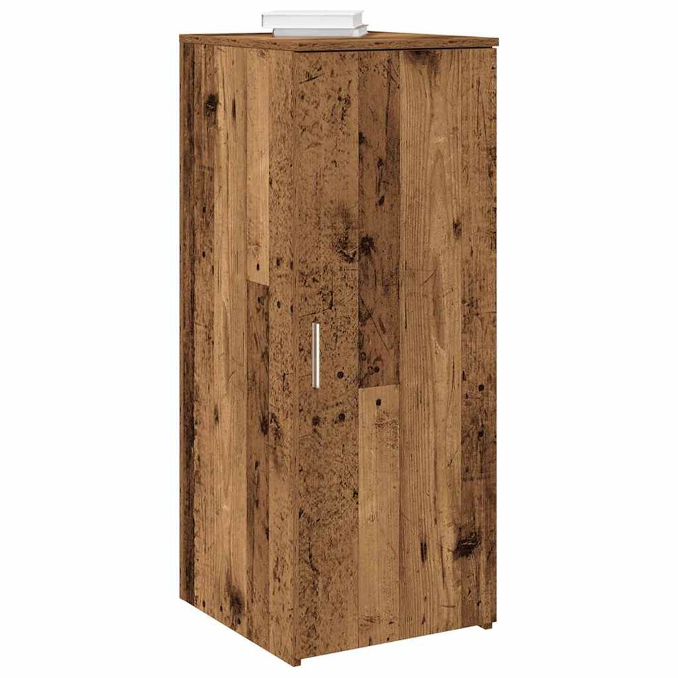 Armoire de rangement vieux bois 40x45x103,5cm bois d'ingénierie - Photo n°1