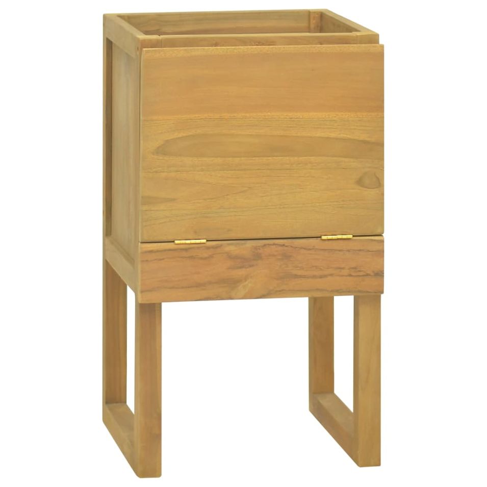 Armoire de salle de bain 45x45x75 cm Bois de teck solide - Photo n°1