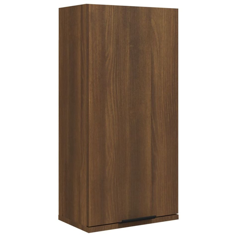 Armoire de salle de bain murale Chêne marron 32x20x67 cm - Photo n°1