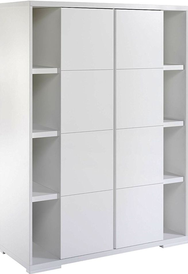 Armoire enfant 2 portes bois blanc Maximo - Photo n°1