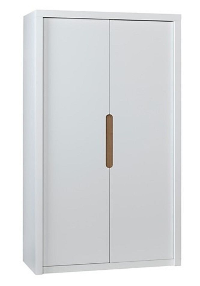 Armoire enfant 2 portes bois blanc Milo - Photo n°1