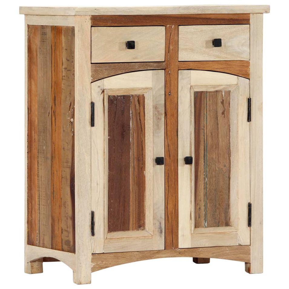 Armoire latérale 60 x 30 x 75 cm Bois de récupération massif - Photo n°1
