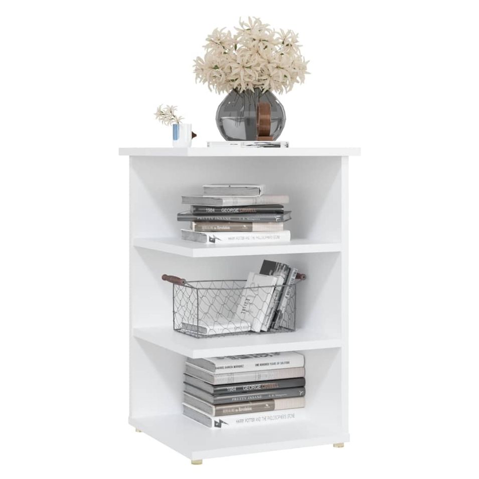 Armoire latérale Blanc 35x35x55 cm - Photo n°1