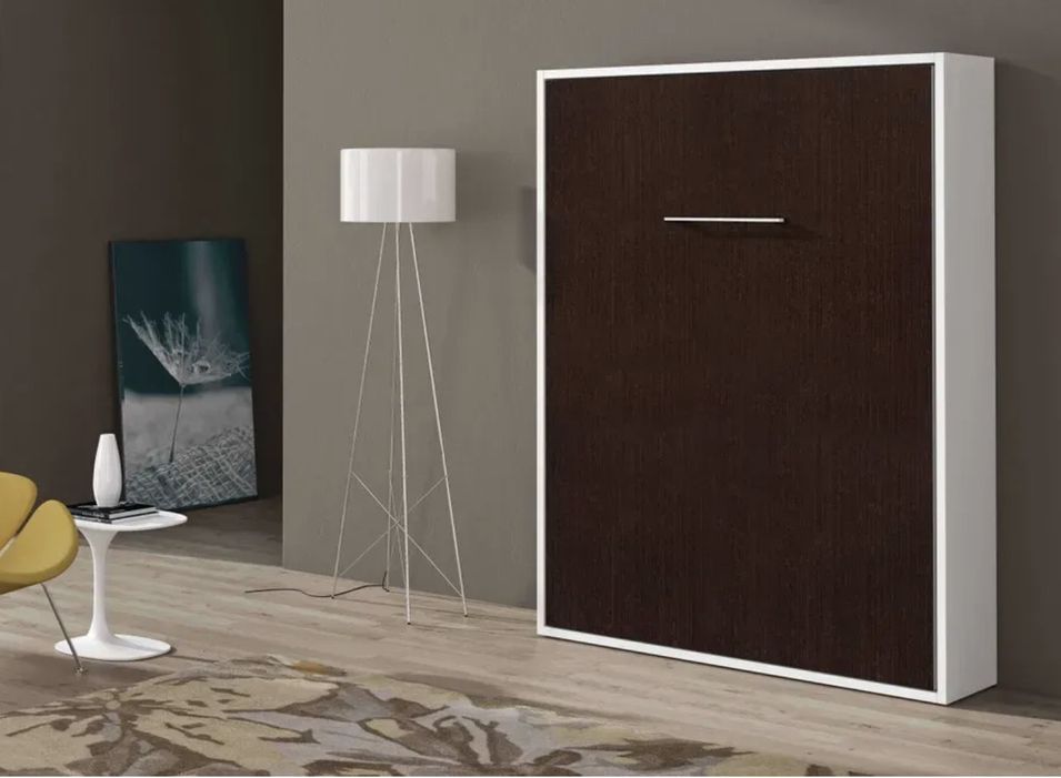 Armoire lit escamotable vertical 90x200 cm Kola - Photo n°1