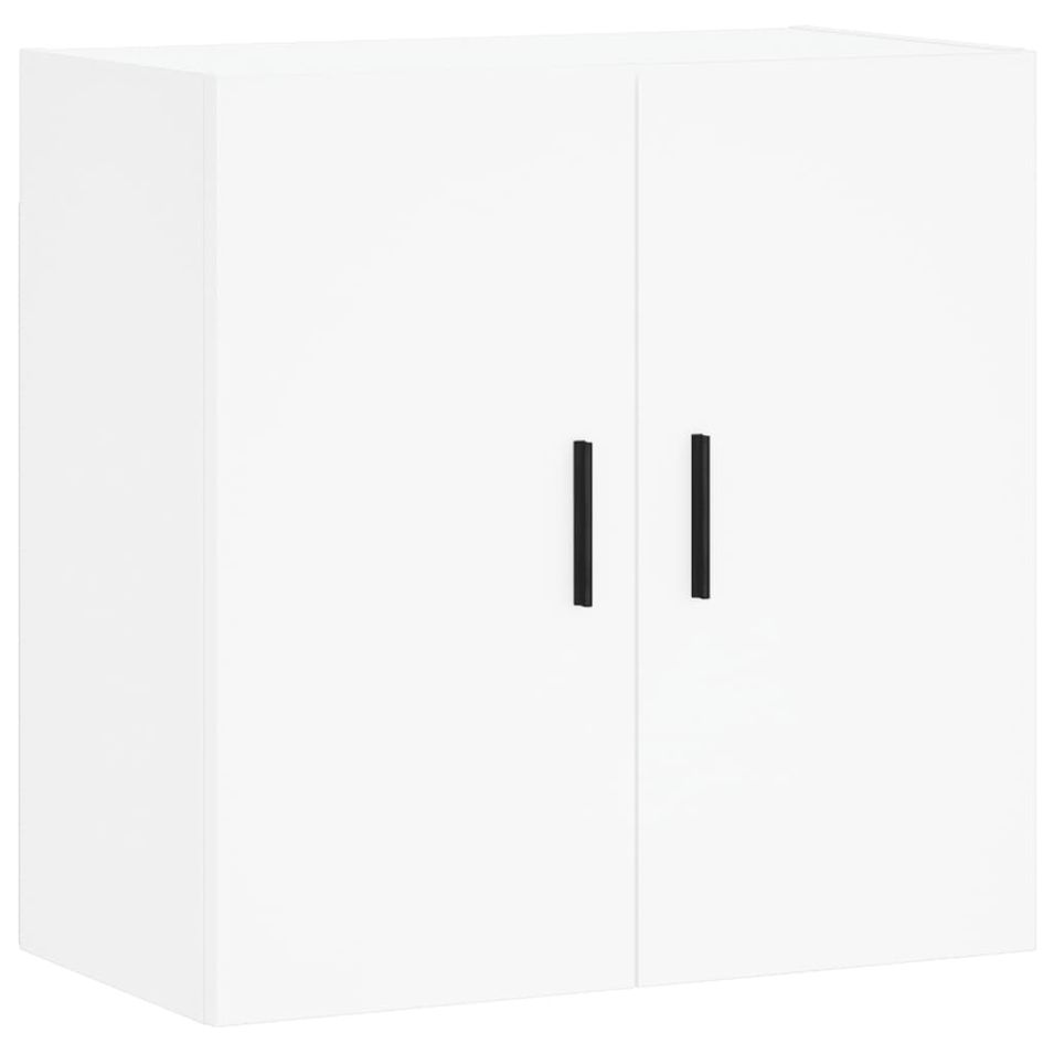 Armoire murale blanc 60x31x60 cm bois d'ingénierie - Photo n°1