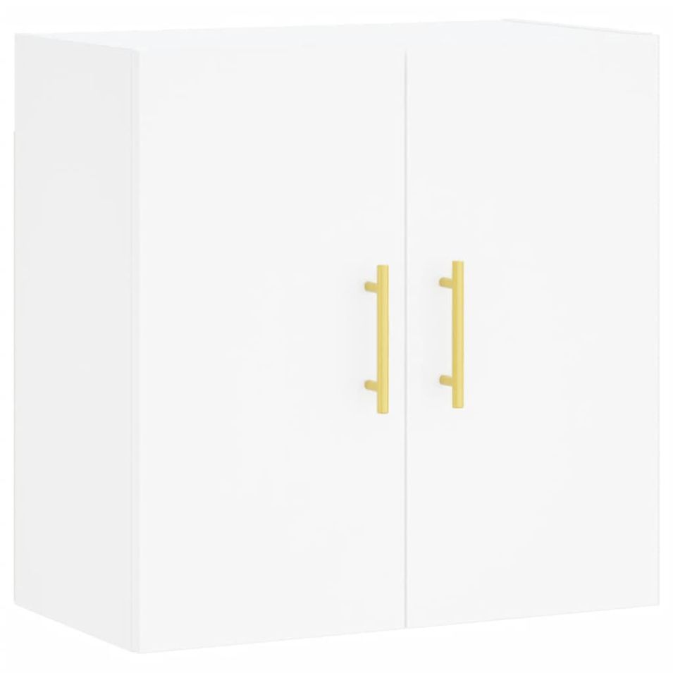 Armoire murale blanc 60x31x60 cm bois d'ingénierie - Photo n°1