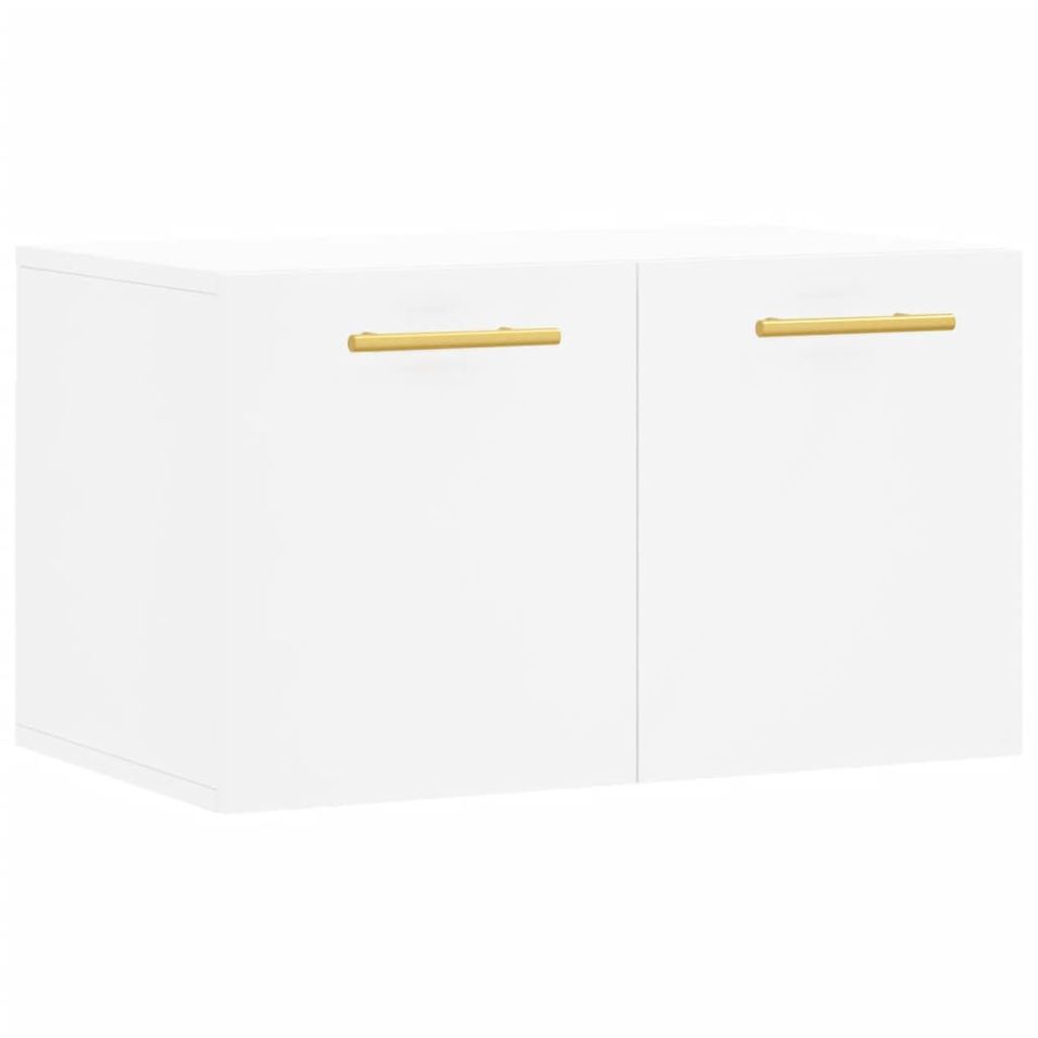 Armoire murale Blanc 60x36,5x35 cm Bois d'ingénierie - Photo n°1