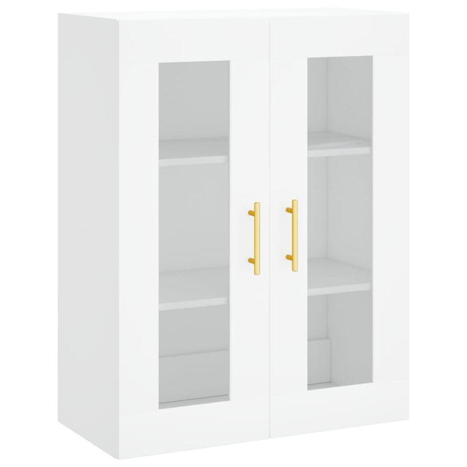 Armoire murale blanc 69,5x34x90 cm - Photo n°1
