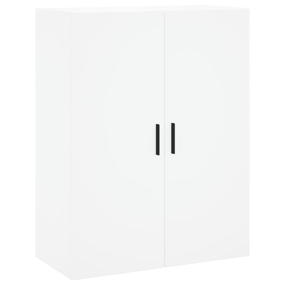 Armoire murale blanc 69,5x34x90 cm - Photo n°1