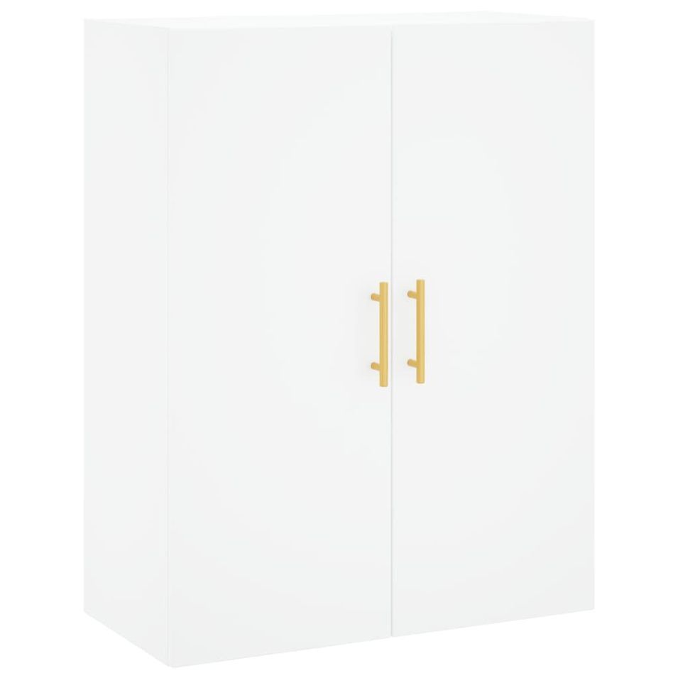 Armoire murale blanc 69,5x34x90 cm - Photo n°1