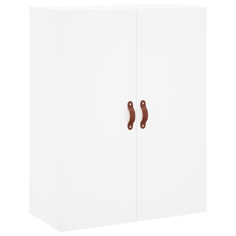 Armoire murale blanc 69,5x34x90 cm - Photo n°1