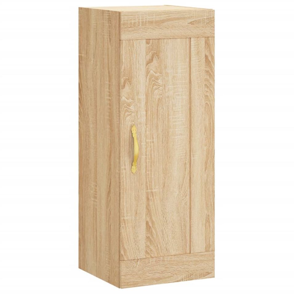Armoire murale chêne sonoma 34,5x34x90 cm bois d'ingénierie - Photo n°1