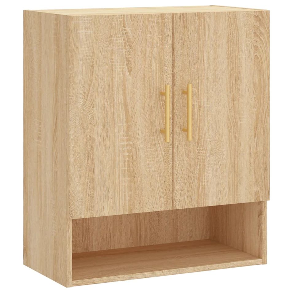Armoire murale chêne sonoma 60x31x70 cm bois d'ingénierie - Photo n°1