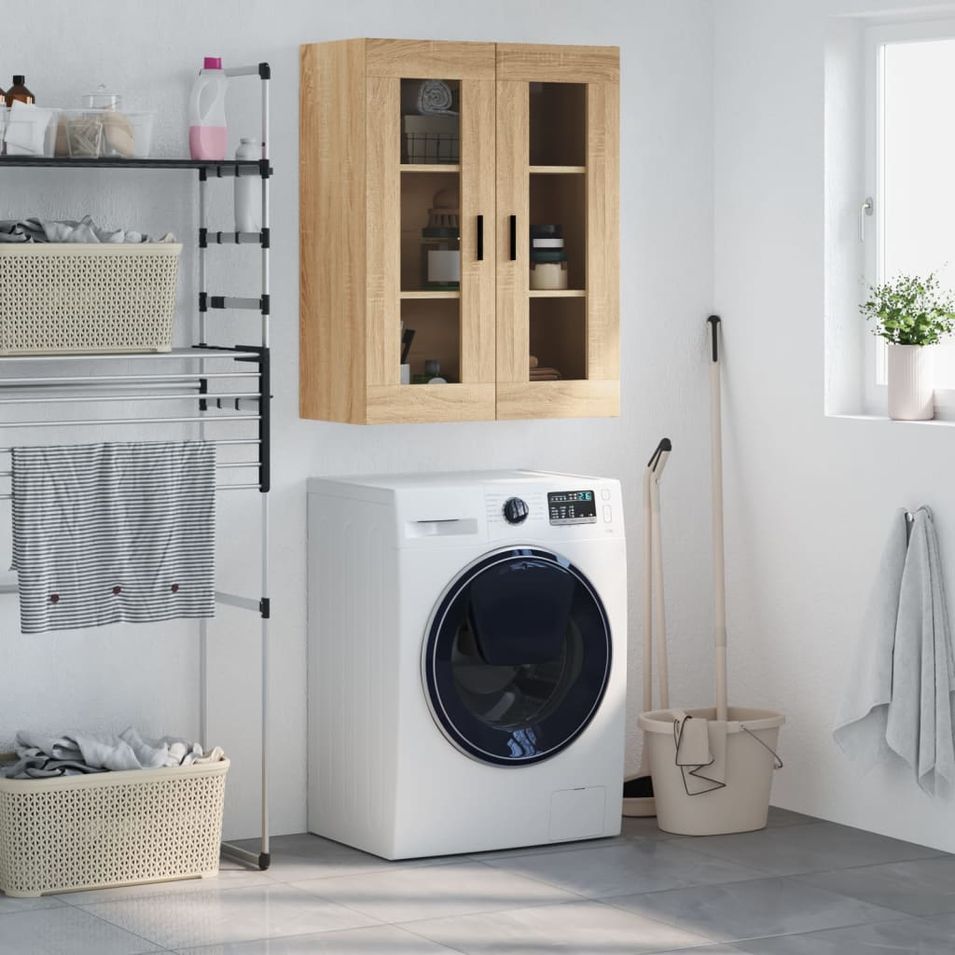 Armoire murale chêne sonoma 69,5x34x90 cm - Photo n°1