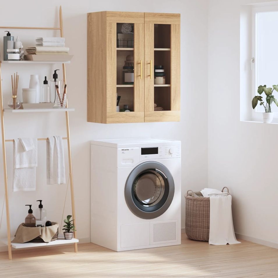 Armoire murale chêne sonoma 69,5x34x90 cm - Photo n°1