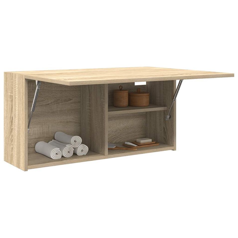 Armoire murale de salle de bain LOZZA 80 x 25 x 40 cm - Photo n°1