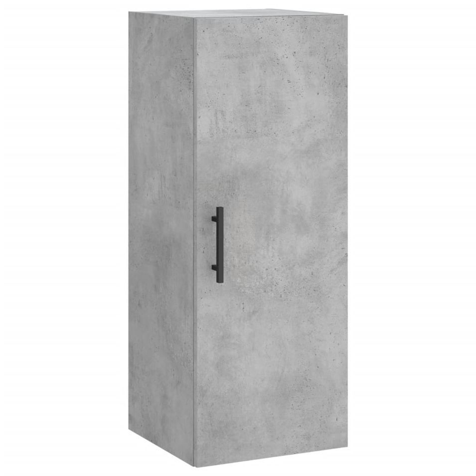 Armoire murale gris béton 34,5x34x90 cm - Photo n°1