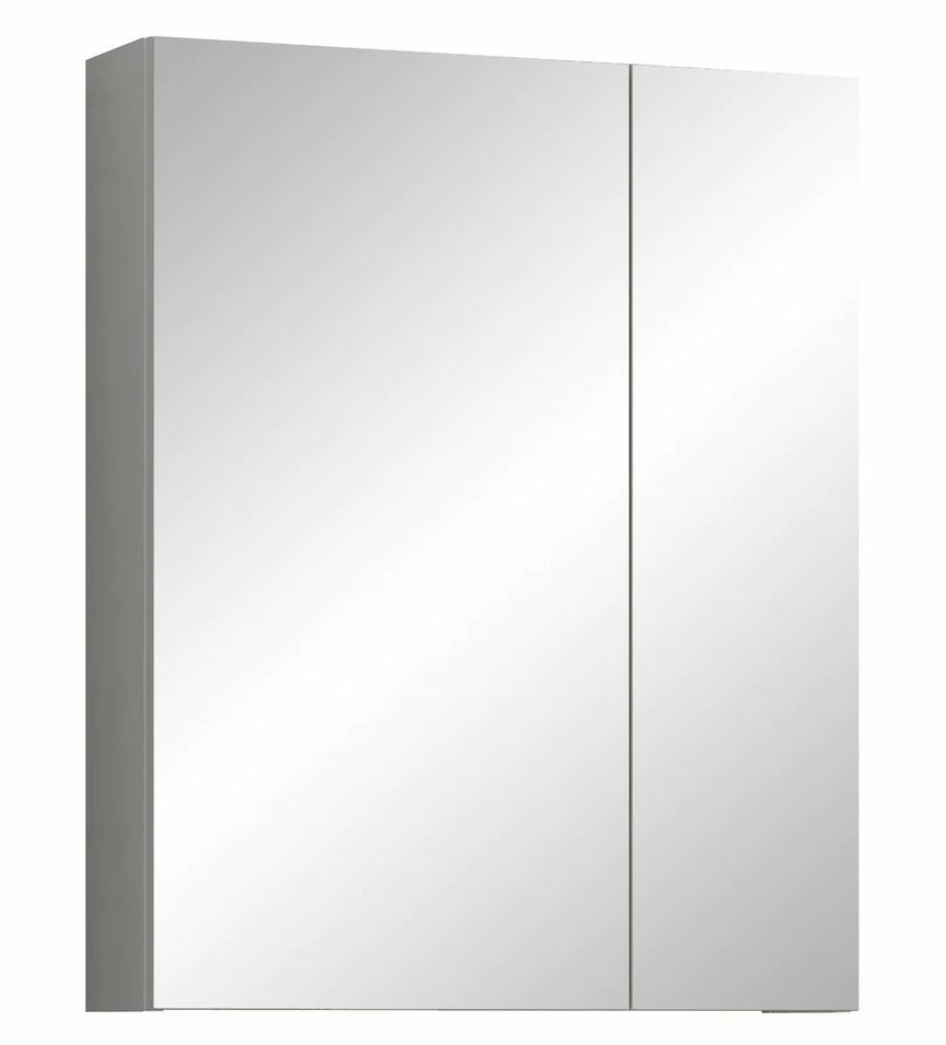 Armoire murale miroir 2 portes 3 étagères Randy 60 cm - Photo n°1