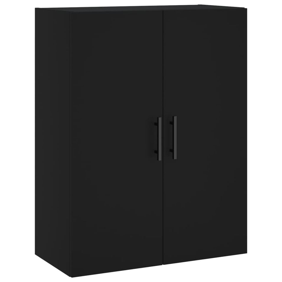 Armoire murale noir 69,5x34x90 cm - Photo n°1