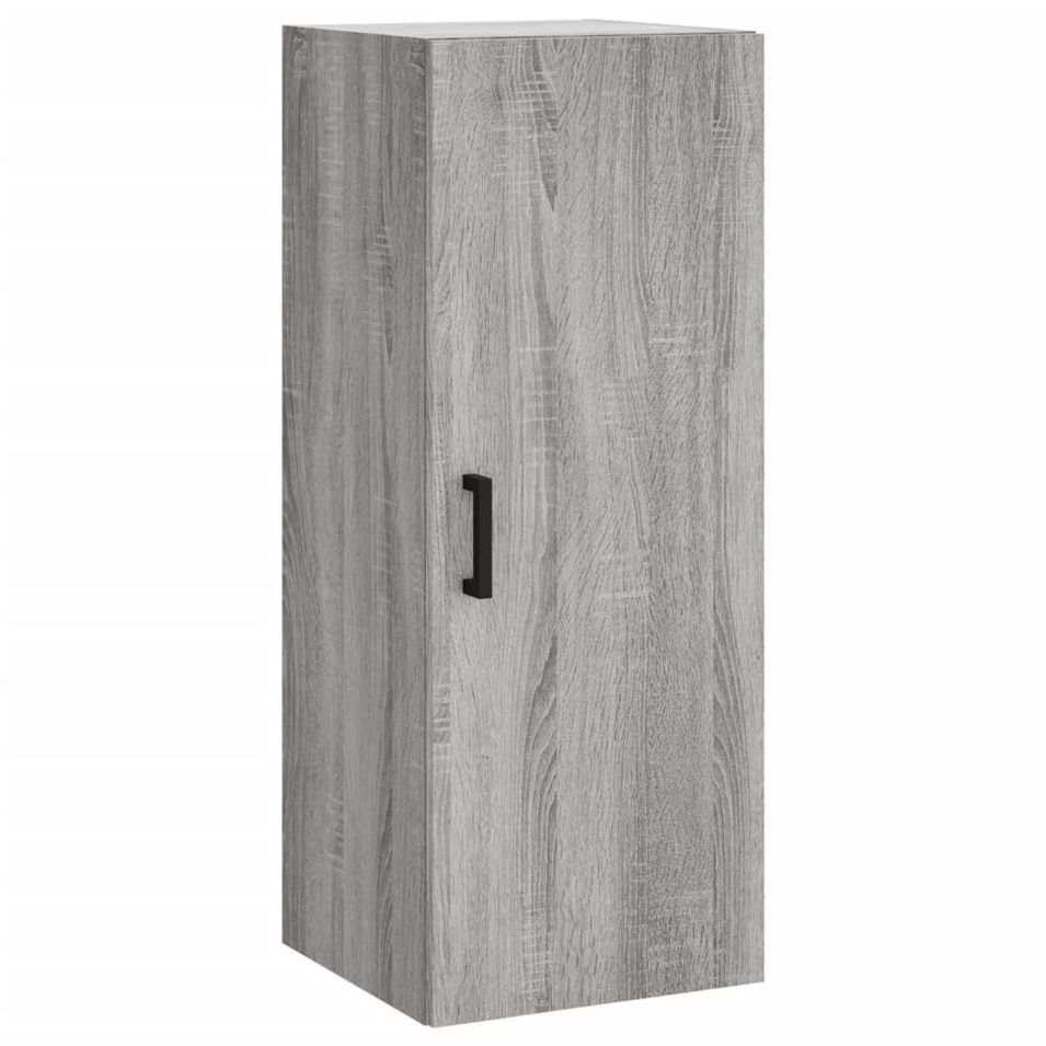 Armoire murale sonoma gris 34,5x34x90 cm - Photo n°1