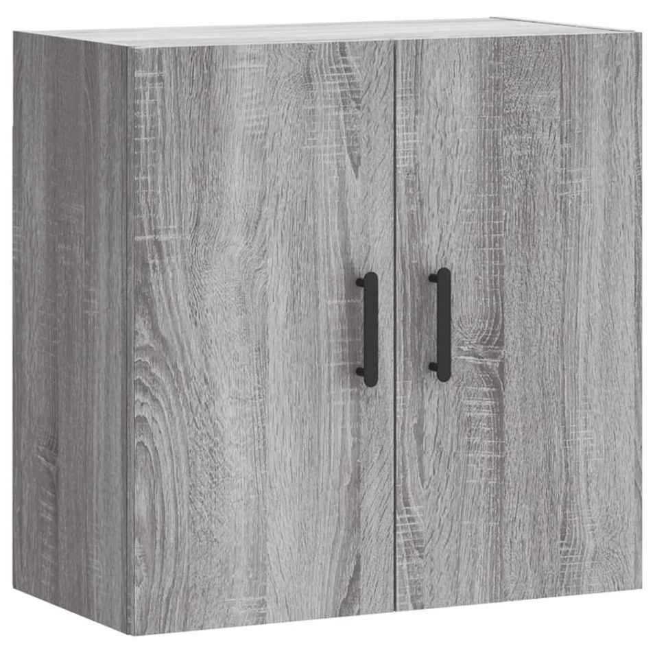 Armoire murale sonoma gris 60x31x60 cm bois d'ingénierie - Photo n°1