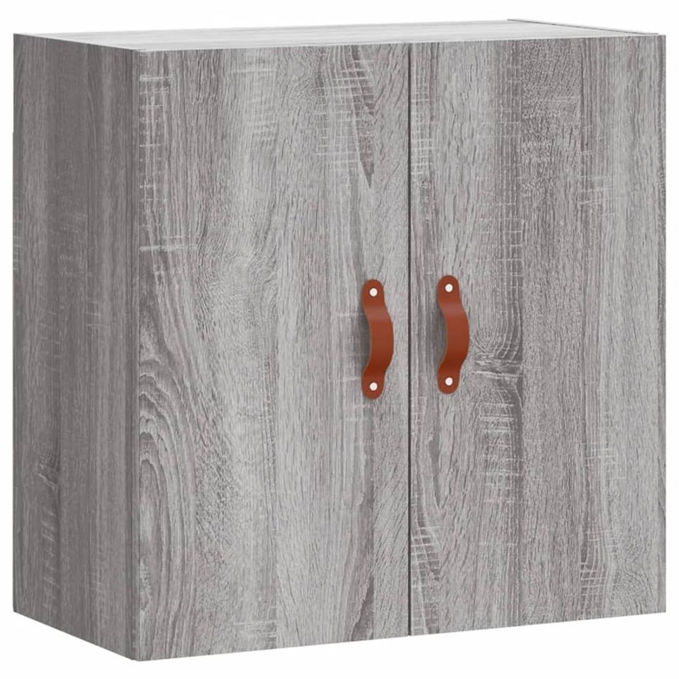Armoire murale sonoma gris 60x31x60 cm bois d'ingénierie - Photo n°1