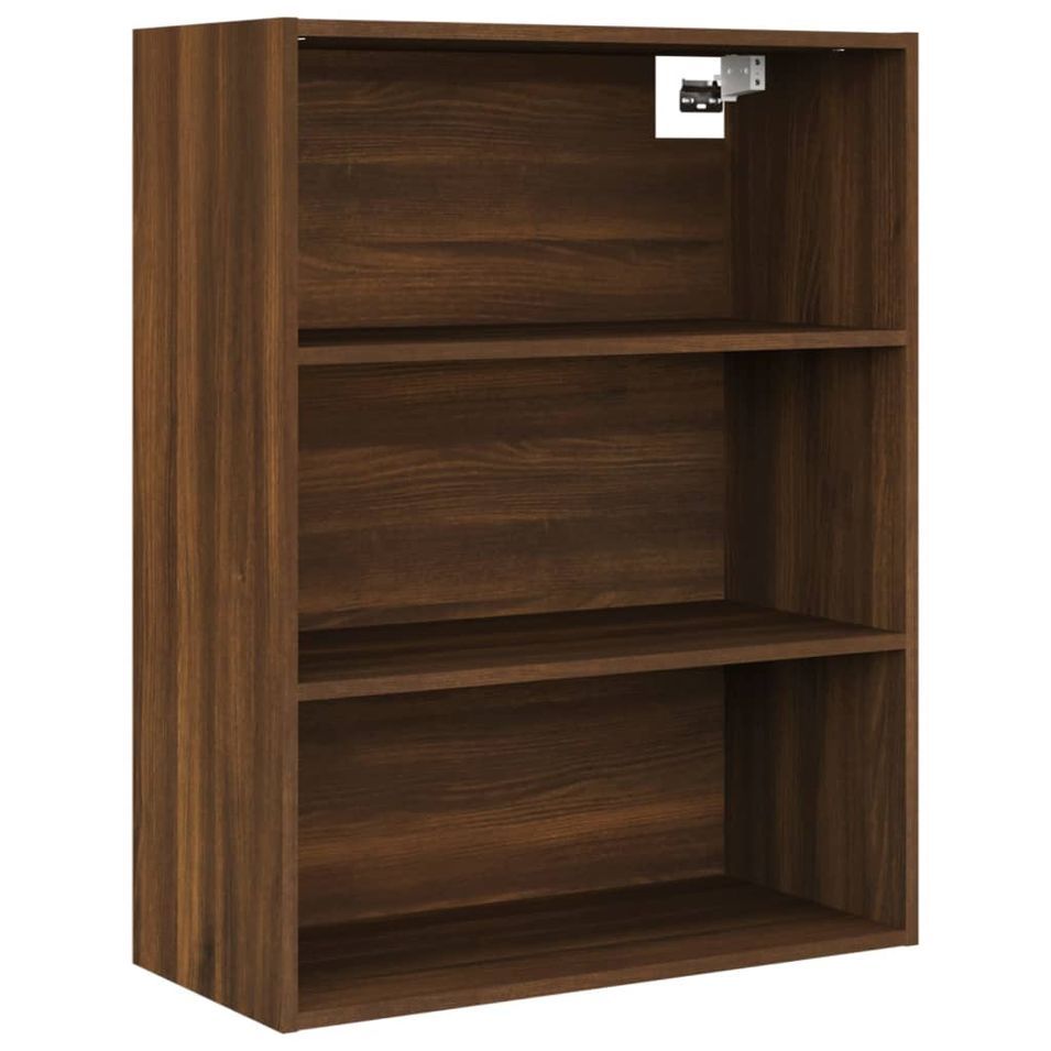 Armoire murale suspendue Chêne marron 69,5x32,5x90 cm - Photo n°1