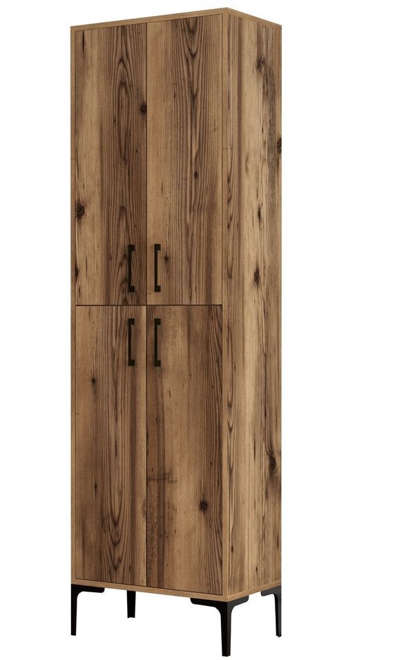 Armoire polyvalente bois noyer Kliko 60 cm - Photo n°1