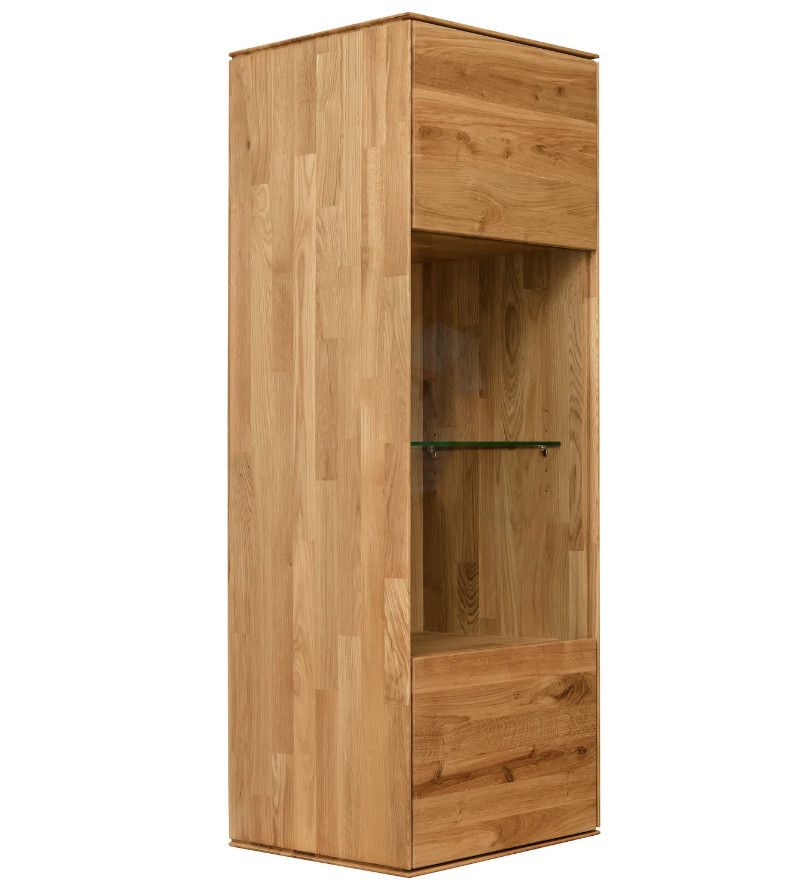 Armoire suspendu en bois de chêne massif Inka 40 cm - Photo n°1