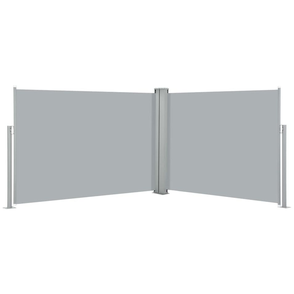 Auvent latéral rétractable Anthracite 120 x 1000 cm - Photo n°1