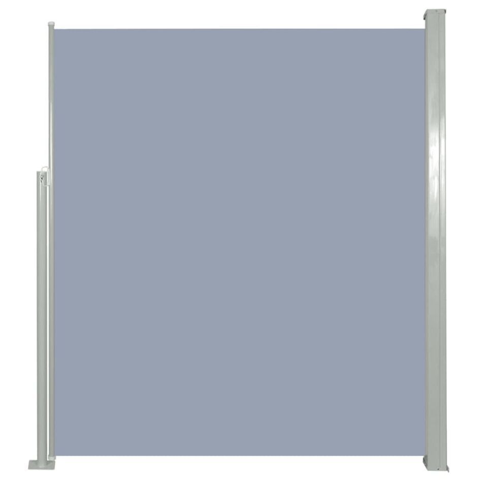 Auvent latéral rétractable de patio 160 x 300 cm Gris 2 - Photo n°1