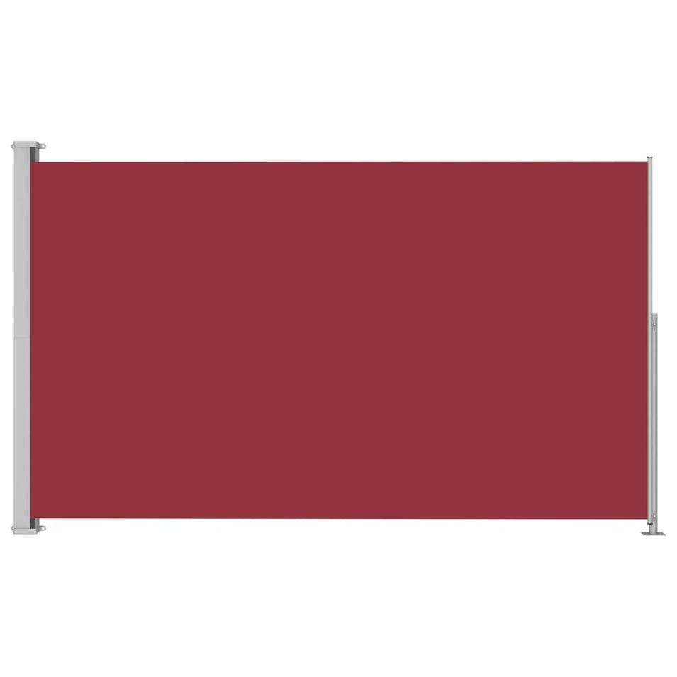 Auvent latéral rétractable de patio 180x300 cm Rouge 2 - Photo n°1